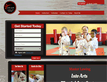 Tablet Screenshot of georgia-martialarts.com